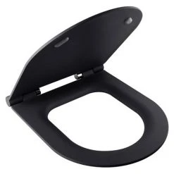 BagnoDesign Koy Matt Black Rimless Wall Hung Toilet with Soft Close Seat 6 BagnoDesign Koy Matt Black Rimless Wall Hung Toilet with Soft Close Seat -Hot Sale Toilet Store KOY320MB D2 460