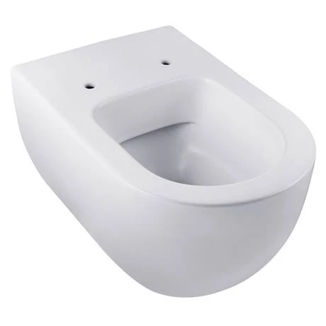 BagnoDesign Koy Matt White Rimless Wall Hung Toilet with Soft Close Seat 2 BagnoDesign Koy Matt White Rimless Wall Hung Toilet with Soft Close Seat - Image 2