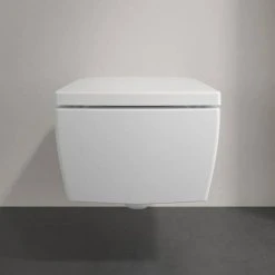 Villeroy and Boch Memento 2.0 DirectFlush Rimless Wall Hung Toilet + Soft Close Seat 11 Villeroy and Boch Memento 2.0 DirectFlush Rimless Wall Hung Toilet + Soft Close Seat -Hot Sale Toilet Store M2DRWHWC D2 460