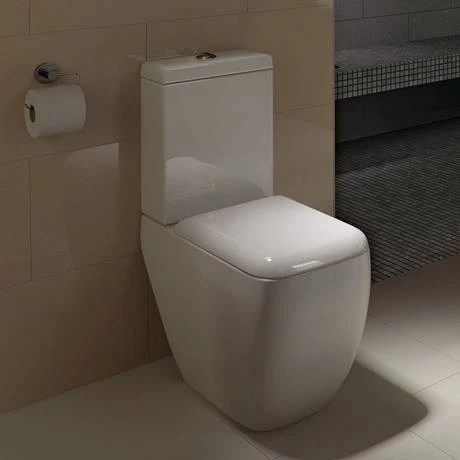 RAK Metropolitan Close Coupled Modern Toilet + Soft Close Seat 2 RAK Metropolitan Close Coupled Modern Toilet + Soft Close Seat - Image 2