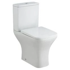 Milton Modern Square Comfort Height Toilet + Soft Close Seat