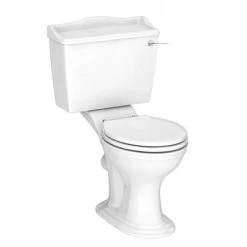 Monaco Traditional Close Coupled Toilet + Soft Close Seat