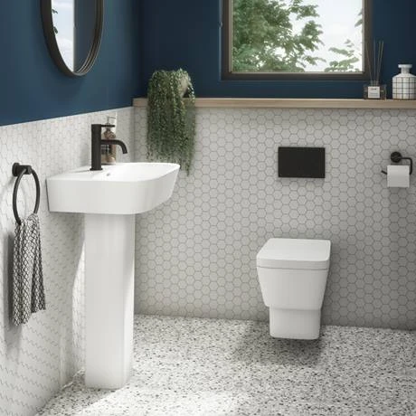 Nuie Cambria Wall Hung Toilet with Soft Close Seat - NCR340 3 Nuie Cambria Wall Hung Toilet with Soft Close Seat - NCR340 - Image 3