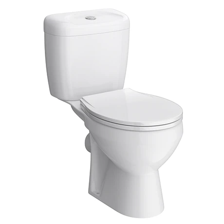 Melbourne Ceramic Close Coupled Modern Toilet 1 Melbourne Ceramic Close Coupled Modern Toilet