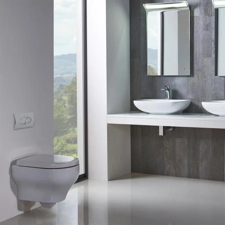 Roper Rhodes Note Wall Hung WC Pan & Soft Close Seat 4 Roper Rhodes Note Wall Hung WC Pan & Soft Close Seat - Image 4
