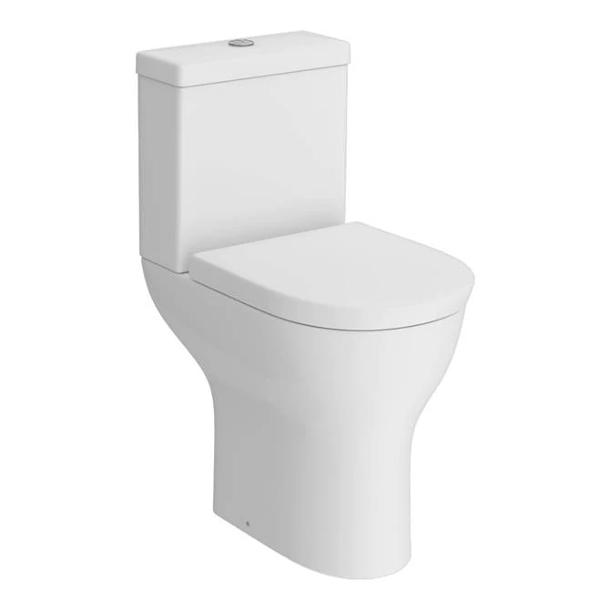 Orion Modern Comfort Height Rimless Toilet + Soft Close Seat 1 Orion Modern Comfort Height Rimless Toilet + Soft Close Seat