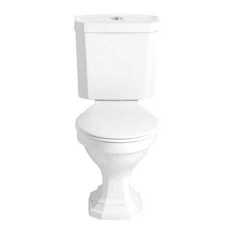 Heritage - Granley Deco Close Coupled Standard Height WC & Portrait Cistern 1 Heritage - Granley Deco Close Coupled Standard Height WC & Portrait Cistern