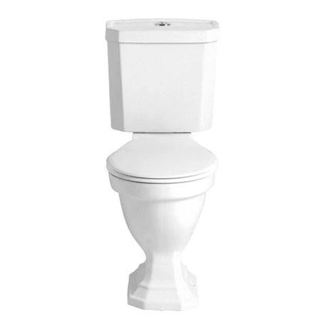 Heritage - Granley Deco Close Coupled Comfort Height WC & Portrait Cistern 1 Heritage - Granley Deco Close Coupled Comfort Height WC & Portrait Cistern