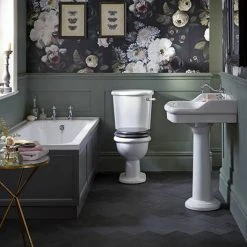 Heritage - New Victoria Close Coupled WC & Cistern - Various Lever Options -Hot Sale Toilet Store PVEW063 PVEW10 D6 460