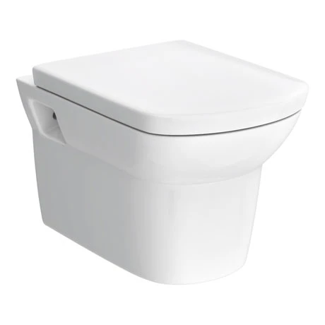 Nuie Clara Wall Hung Pan + Soft Close Seat 1 Nuie Clara Wall Hung Pan + Soft Close Seat