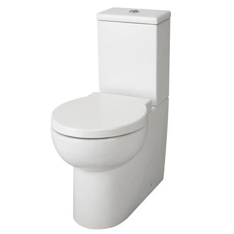 Nuie Holstein Flush To Wall Toilet + Soft Close Seat 1 Nuie Holstein Flush To Wall Toilet + Soft Close Seat