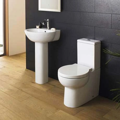 Nuie Holstein Flush To Wall Toilet + Soft Close Seat 2 Nuie Holstein Flush To Wall Toilet + Soft Close Seat - Image 2
