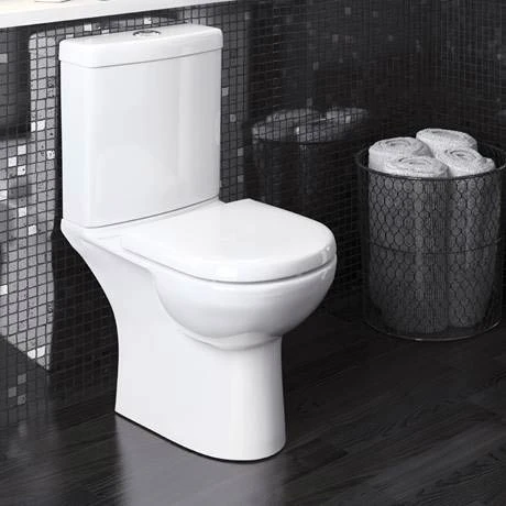 Nuie Lawton Compact Toilet with Soft Close Seat 2 Nuie Lawton Compact Toilet with Soft Close Seat - Image 2