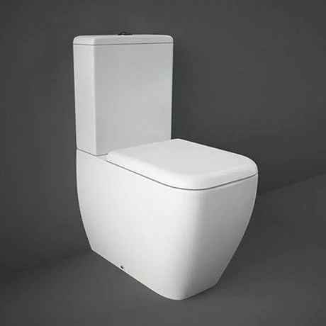 RAK Metropolitan Close Coupled BTW Toilet + Quick Release Soft Close Urea Seat 2 RAK Metropolitan Close Coupled BTW Toilet + Quick Release Soft Close Urea Seat - Image 2