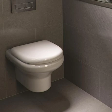 RAK NEW Compact Wall Hung WC with Soft Close Urea Seat 1 RAK NEW Compact Wall Hung WC with Soft Close Urea Seat
