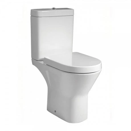 RAK Resort Maxi Rimless Close Coupled Full Access Toilet + Quick Release Soft Close Urea Seat 1 RAK Resort Maxi Rimless Close Coupled Full Access Toilet + Quick Release Soft Close Urea Seat