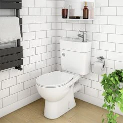 Seattle Combined Two-In-One Wash Basin + Toilet