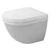 Duravit Starck 3 Compact HygieneGlaze Durafix Wall Hung Toilet + Seat
