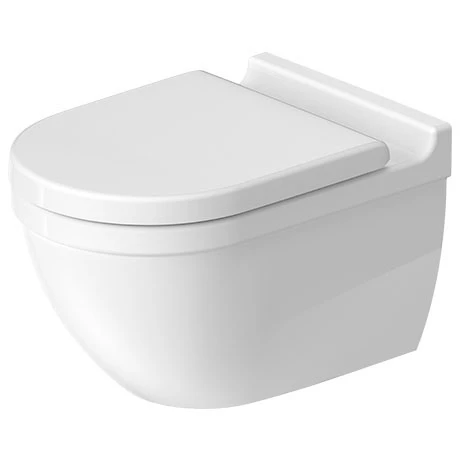 Duravit Starck 3 Durafix Wall Hung Toilet + Seat 1 Duravit Starck 3 Durafix Wall Hung Toilet + Seat