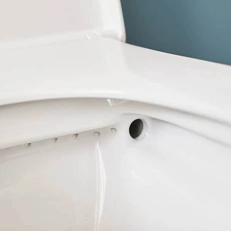 Britton Bathrooms Milan Rimless Close Coupled Toilet + Soft Close Seat 2 Britton Bathrooms Milan Rimless Close Coupled Toilet + Soft Close Seat - Image 2