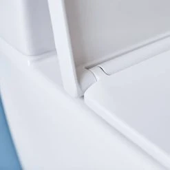 Britton Bathrooms Sphere Rimless Wall Hung Pan + Soft Close Seat -Hot Sale Toilet Store SPHECC D3 460 2