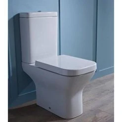 Tavistock Structure Open Back Close Coupled WC & Soft Close Seat 6 Tavistock Structure Open Back Close Coupled WC & Soft Close Seat -Hot Sale Toilet Store STRUC WC3 D1 460