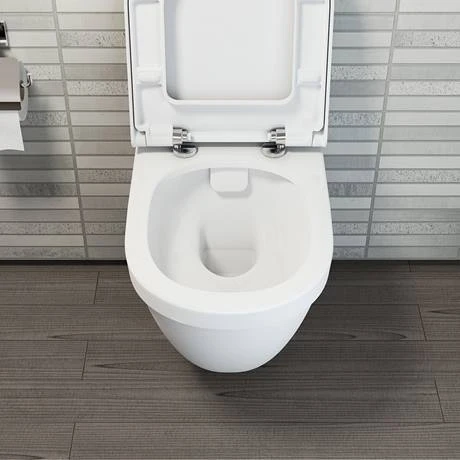 VitrA S50 Rimless Wall Hung Toilet with Seat 4 VitrA S50 Rimless Wall Hung Toilet with Seat - Image 4