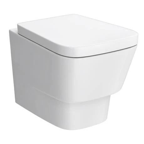 Valencia Wall Hung Toilet with Soft Close Seat (incl. Chrome Flush + Concealed Cistern Frame) 2 Valencia Wall Hung Toilet with Soft Close Seat (incl. Chrome Flush + Concealed Cistern Frame) - Image 2
