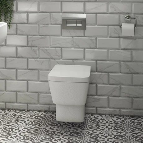 Valencia Wall Hung Toilet with Soft Close Seat (incl. Chrome Flush + Concealed Cistern Frame) 1 Valencia Wall Hung Toilet with Soft Close Seat (incl. Chrome Flush + Concealed Cistern Frame)