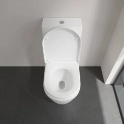 Villeroy and Boch Architectura Rimless Close Coupled Toilet (Bottom Entry Water Inlet) + Seat 9 Villeroy and Boch Architectura Rimless Close Coupled Toilet (Bottom Entry Water Inlet) + Seat -Hot Sale Toilet Store VBAABISS D4 460 1