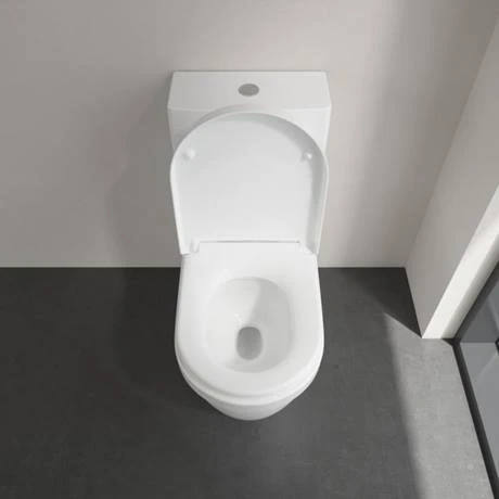 Villeroy and Boch Architectura Rimless Close Coupled Toilet (Side/Rear Entry Water Inlet) + Seat 4 Villeroy and Boch Architectura Rimless Close Coupled Toilet (Side/Rear Entry Water Inlet) + Seat - Image 4