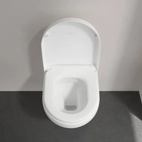 Villeroy and Boch Architectura Compact Rimless Wall Hung Toilet + Soft Close Seat 2 Villeroy and Boch Architectura Compact Rimless Wall Hung Toilet + Soft Close Seat - Image 2