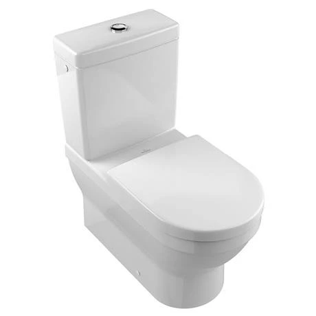 Villeroy and Boch Architectura Round Close Coupled Toilet + Soft Close Seat 2 Villeroy and Boch Architectura Round Close Coupled Toilet + Soft Close Seat - Image 2