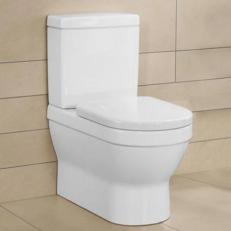 Villeroy and Boch Architectura Round Close Coupled Toilet + Soft Close Seat 1 Villeroy and Boch Architectura Round Close Coupled Toilet + Soft Close Seat
