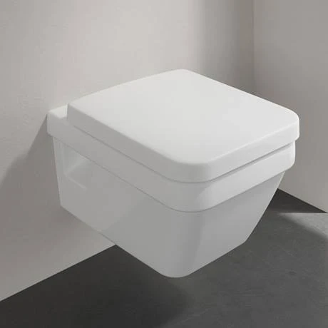 Villeroy and Boch Architectura Square Rimless Wall Hung Toilet + Seat 3 Villeroy and Boch Architectura Square Rimless Wall Hung Toilet + Seat - Image 3