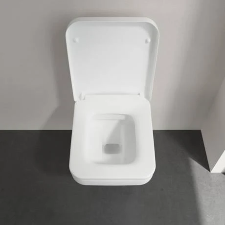Villeroy and Boch Architectura Square Rimless Wall Hung Toilet + Seat 2 Villeroy and Boch Architectura Square Rimless Wall Hung Toilet + Seat - Image 2