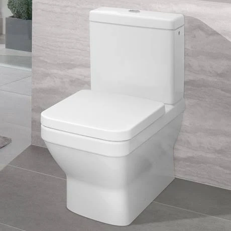 Villeroy and Boch Architectura Square Close Coupled Toilet + Soft Close Seat 2 Villeroy and Boch Architectura Square Close Coupled Toilet + Soft Close Seat - Image 2