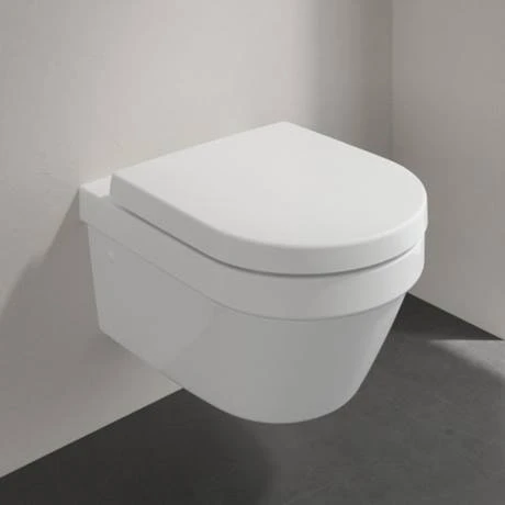 Villeroy and Boch Architectura Round Rimless Wall Hung Toilet + Seat 2 Villeroy and Boch Architectura Round Rimless Wall Hung Toilet + Seat - Image 2