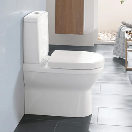 Villeroy and Boch O.novo BTW Close Coupled Toilet (Side/Rear Entry Water Inlet) + Soft Close Seat 1 Villeroy and Boch O.novo BTW Close Coupled Toilet (Side/Rear Entry Water Inlet) + Soft Close Seat