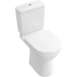 Villeroy and Boch O.novo Close Coupled Toilet (Side/Rear Entry Water Inlet) + Soft Close Seat 6 Villeroy and Boch O.novo Close Coupled Toilet (Side/Rear Entry Water Inlet) + Soft Close Seat -Hot Sale Toilet Store VBONSISC D4 460 2