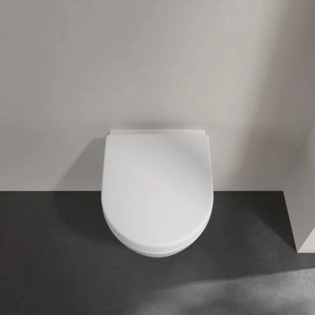 Villeroy and Boch Subway 2.0 DirectFlush Compact Rimless Wall Hung Toilet + Soft Close Seat 3 Villeroy and Boch Subway 2.0 DirectFlush Compact Rimless Wall Hung Toilet + Soft Close Seat - Image 3