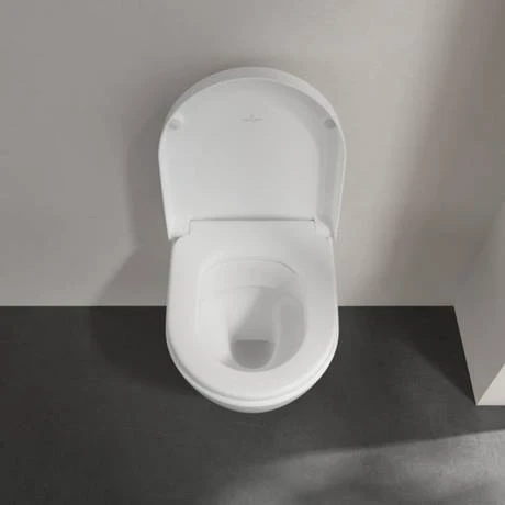 Villeroy and Boch Subway 2.0 DirectFlush Compact Rimless Wall Hung Toilet + Soft Close Seat 4 Villeroy and Boch Subway 2.0 DirectFlush Compact Rimless Wall Hung Toilet + Soft Close Seat - Image 4