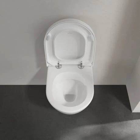 Villeroy and Boch Subway 2.0 DirectFlush Compact Rimless Wall Hung Toilet + Soft Close Seat 5 Villeroy and Boch Subway 2.0 DirectFlush Compact Rimless Wall Hung Toilet + Soft Close Seat - Image 5