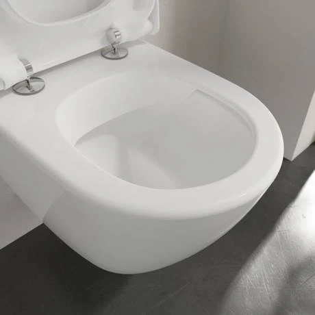 Villeroy and Boch Subway 2.0 DirectFlush Compact Rimless Wall Hung Toilet + Soft Close Seat 6 Villeroy and Boch Subway 2.0 DirectFlush Compact Rimless Wall Hung Toilet + Soft Close Seat - Image 6