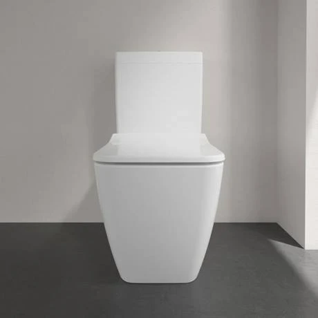 Villeroy and Boch Venticello DirectFlush Rimless BTW Close Coupled Toilet (Side/Rear Entry Water Inlet) + Soft Close Seat 3 Villeroy and Boch Venticello DirectFlush Rimless BTW Close Coupled Toilet (Side/Rear Entry Water Inlet) + Soft Close Seat - Image 3
