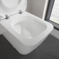 Villeroy and Boch Venticello DirectFlush Rimless BTW Close Coupled Toilet (Side/Rear Entry Water Inlet) + Soft Close Seat 10 Villeroy and Boch Venticello DirectFlush Rimless BTW Close Coupled Toilet (Side/Rear Entry Water Inlet) + Soft Close Seat -Hot Sale Toilet Store VBVOBICCR D4 460