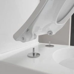 Villeroy and Boch Venticello DirectFlush Rimless BTW Close Coupled Toilet (Side/Rear Entry Water Inlet) + Soft Close Seat 11 Villeroy and Boch Venticello DirectFlush Rimless BTW Close Coupled Toilet (Side/Rear Entry Water Inlet) + Soft Close Seat -Hot Sale Toilet Store VBVOBICCR D5 460