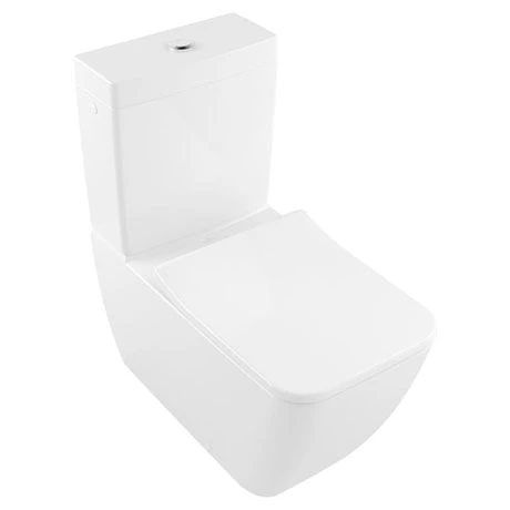 Villeroy and Boch Venticello DirectFlush Rimless BTW Close Coupled Toilet (Side/Rear Entry Water Inlet) + Soft Close Seat 1 Villeroy and Boch Venticello DirectFlush Rimless BTW Close Coupled Toilet (Side/Rear Entry Water Inlet) + Soft Close Seat