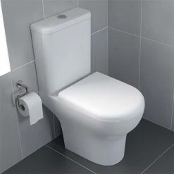 VitrA - Zentrum Close Coupled Toilet - Open Back - 2 x Seat Options