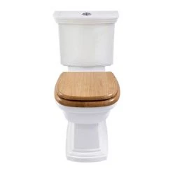 Imperial Radcliffe Close Coupled Toilet with Chrome Flush Push Button